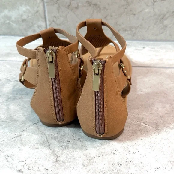 Cityclassified tan gladiator women’s sandal size 9 - Picture 3 of 4